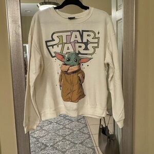 EUC Star Wars/Baby Yoda Sweatshirt - Junior Large